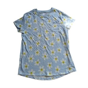 Smiley face daisy tee, Hanna Andersson size 12